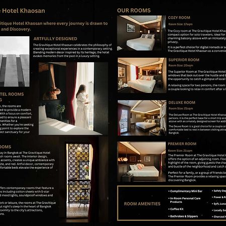 The Gravitique Hotel Khaosan Bangkok Bagian luar foto
